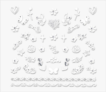 essence today's mood: cute! nail sticker 44pcs